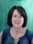 oil portrait of Cathereinr